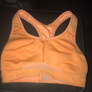 Athleta orange sports bra
